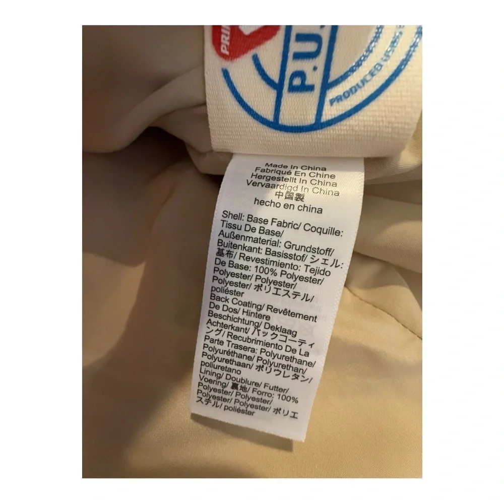 J Crew Khaki Long Signature Puffer Barn Corduroy Collar Lightweight Warm NEW